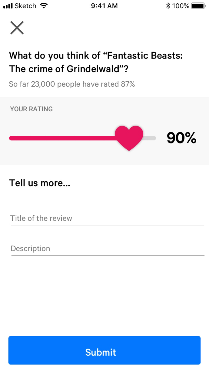 Movie-Mode Ratings and Reviews